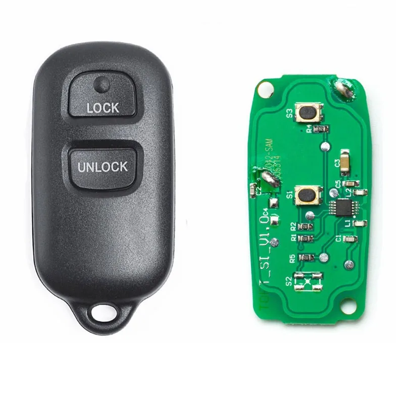 Yetaha Автомобильный Брелок дистанционного управления с ключом для Toyota RAV4 Highlander Celica