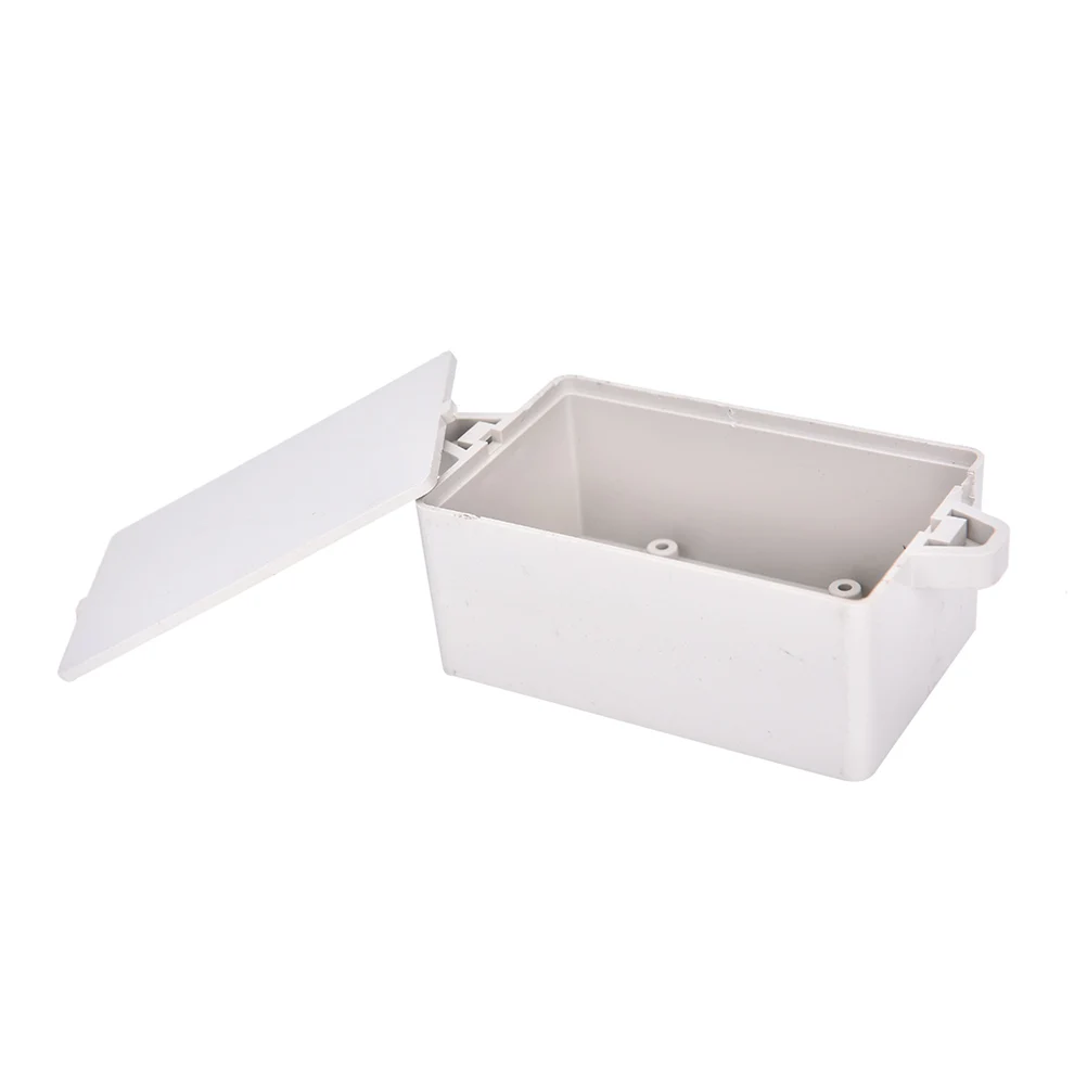 

1Pcs White Waterproof Plastic Cover Project Electronic Instrument Case Enclosure Box 82*52*35mm