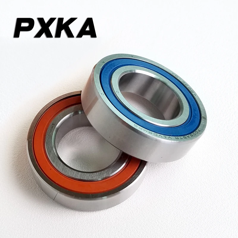 Free shipping 1 Pair 7207 7207C 2RZ P4 DB B 35x72x17 Sealed Angular Contact Bearings Speed Spindle Bearings CNC ABEC 7 images - 6