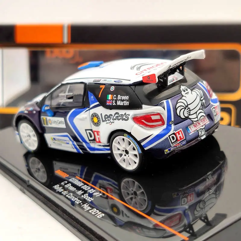 IXO 1:43 для Citroen DS3 R5 #7 Rallye Du Condroz SENG 2016 RAM652 литые модели ограниченный выпуск