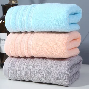 34x74cm 100% Cotton Absorbent Solid Color Soft Comfortable Towel Top Grade Men Women Family Bathroom Hand Towel