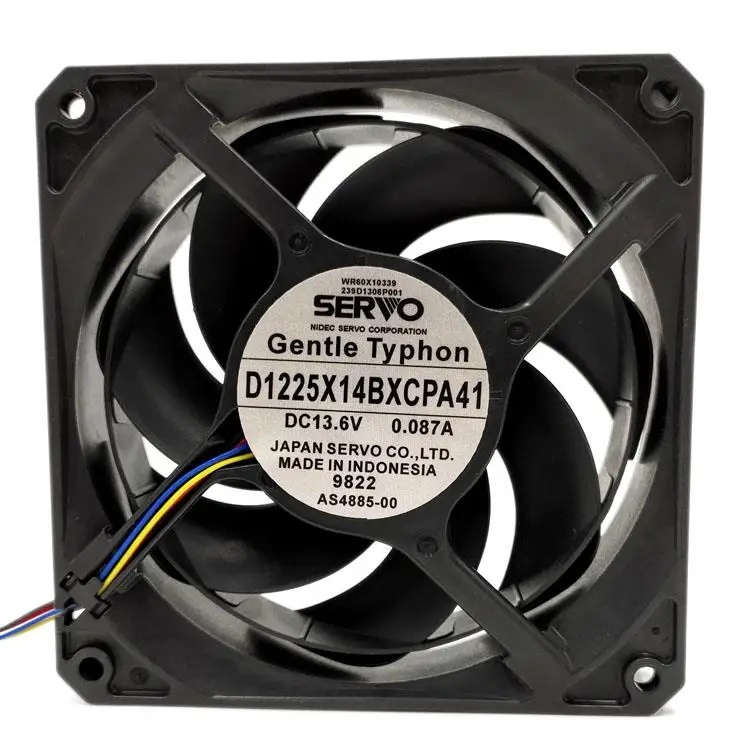 

Сервопривод 12025 13,6 V 0.087a D1225x14bxppa41 бесшумный охлаждающий серповидный вентилятор