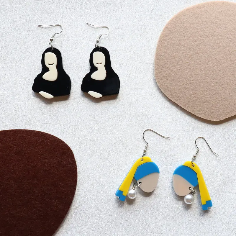 Новые женские серьги-подвески YAOLOGE с жемчугом художественные элегантные