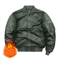 2021 winter fleece baseball bomber jacket coat men fashion outwear army bomber mens military jacket tactics jacket men jacket
