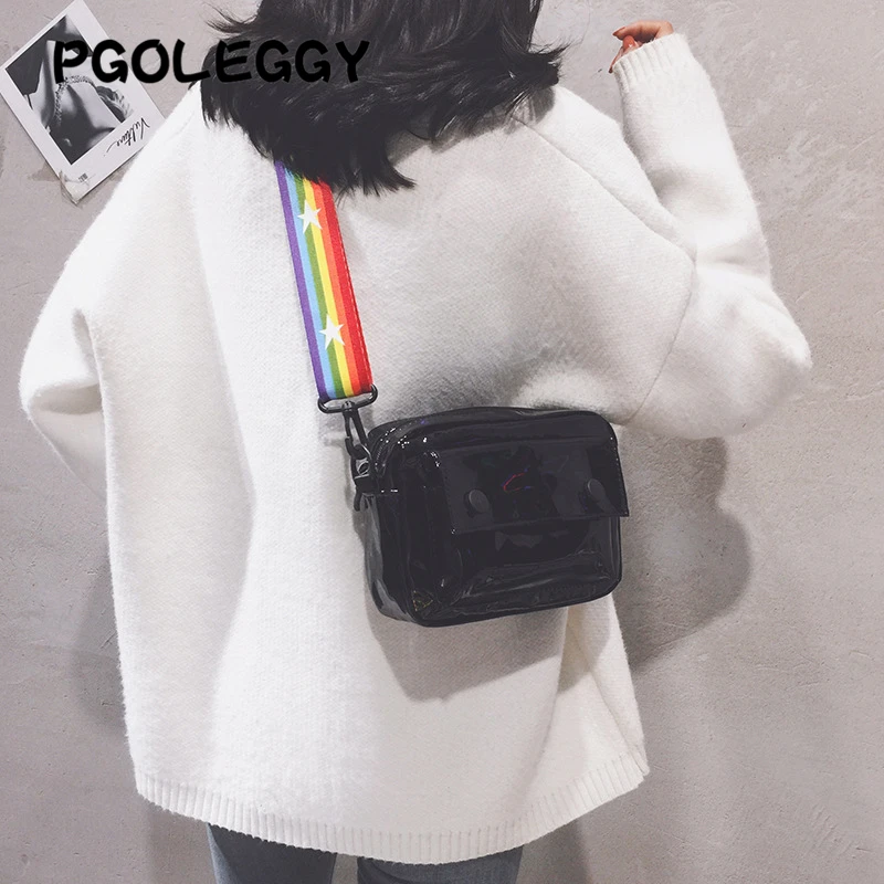 PGOLEGGY лазерные сумки через плечо для женщин модные сумки роскошные женские Сумки из искусственной кожи сумки на плечо для путешествий водонепроницаемые сумки