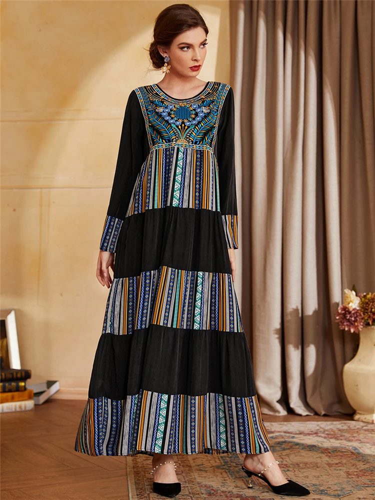

Abayas African Dresses For Women Abaya Dubai Turkey Islam Pakistan Muslim Long Dress Vestido Longo Kaftan Robe Femme Musulmane