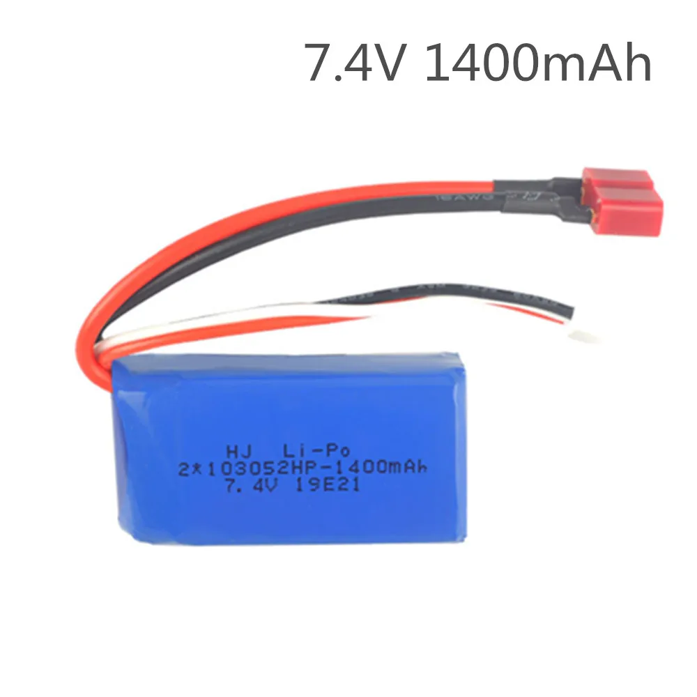 7 4 V 1400 мА/ч 25C LiPo Батарея для wltoys A959-B A969-B A979-B K929-B Дрон дистанционного Управление
