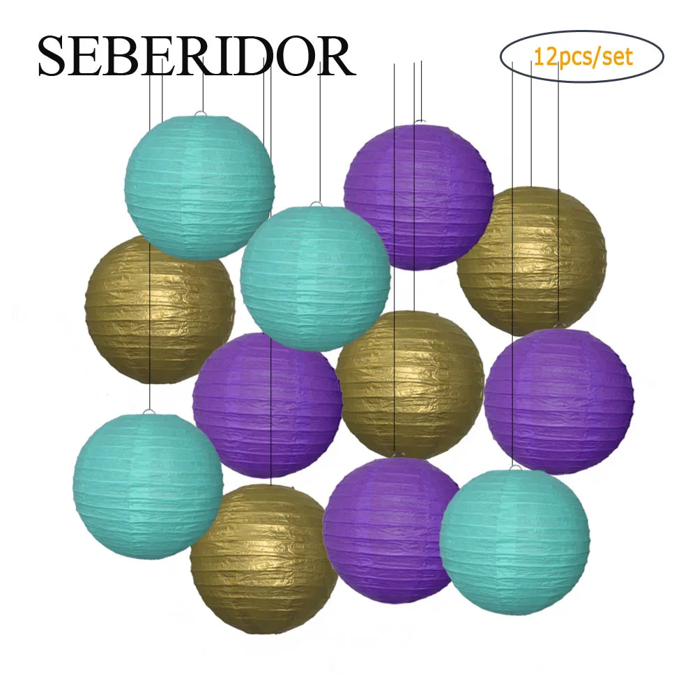 12 шт./лот 8 &quot10&quot &quot14&quot 16 &quotзолотые серебряные белые многоцветные подвесные