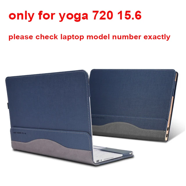 blue Индивидуальный Дизайн чехол для lenovo Yoga 720 15,6 720-15 720-15IKB рукав PU кожаный кейс для ноутбука пленка экрана стилус подарок - Цвет: blue