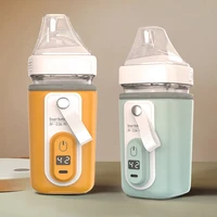 usb charging bottle warmer bag insulation cover heating bottle for warm water baby portable infant travel accessories