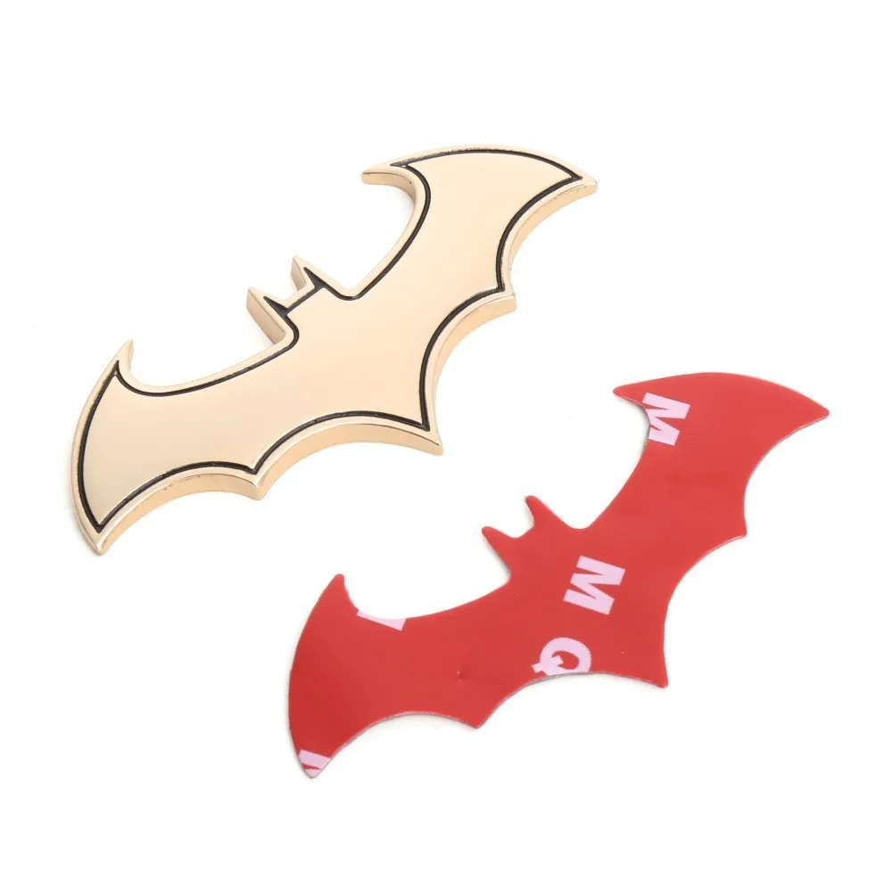 3D Автомобильные наклейки классная металлическая летучая мышь автостайлинг