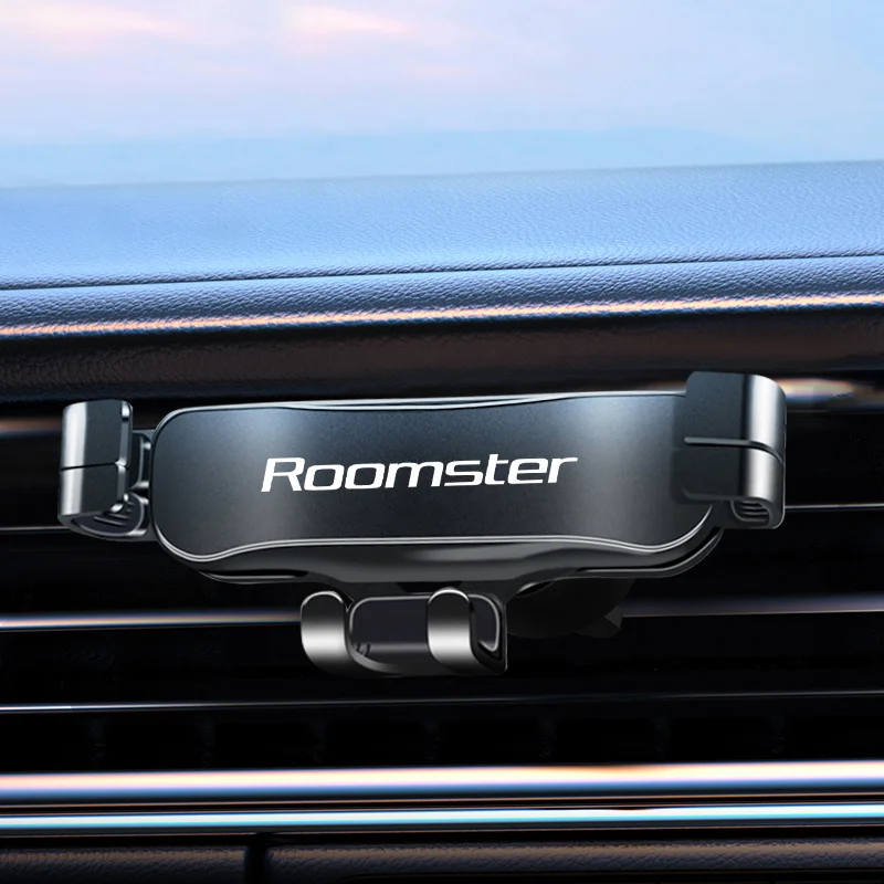 

Автомобильный держатель для Skoda Roomster, автомобильная подставка с креплением на вентиляционное отверстие, для смартфонов iPhone, Samsung, Xiaomi