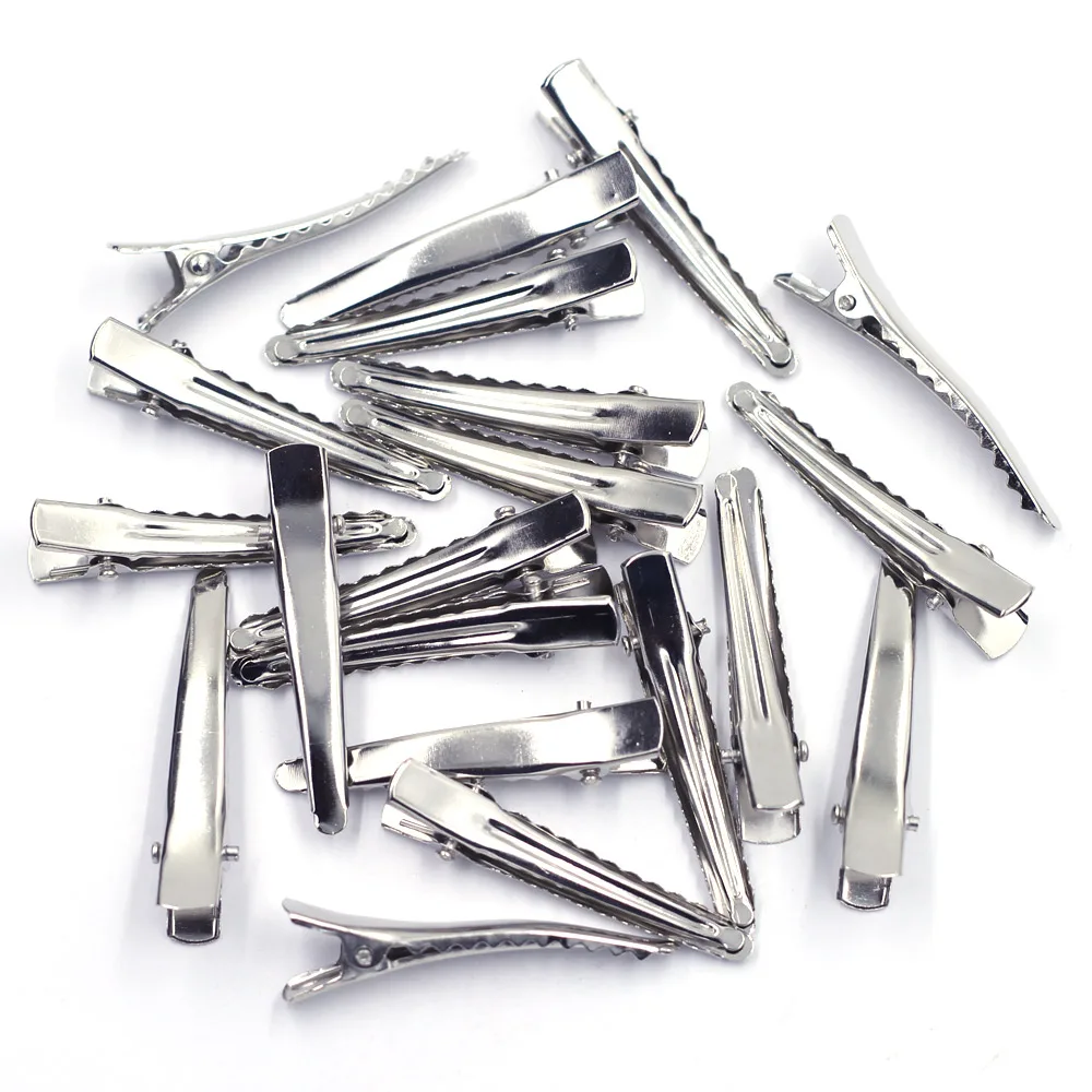 

20Pcs Tie Clips Clips Hair Styling Tools DIY Hairpins Headwear Metal Handmade Clothes Jewelry DIY Accessories
