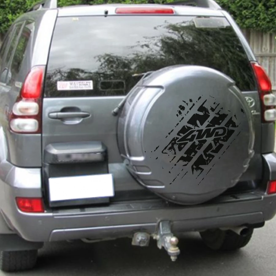 Автомобильные наклейки Бесплатная доставка внедорожные 4x4 dmax грязные шины 4wd