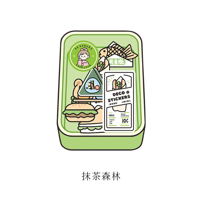 

Набор наклеек Food Series 40 шт.