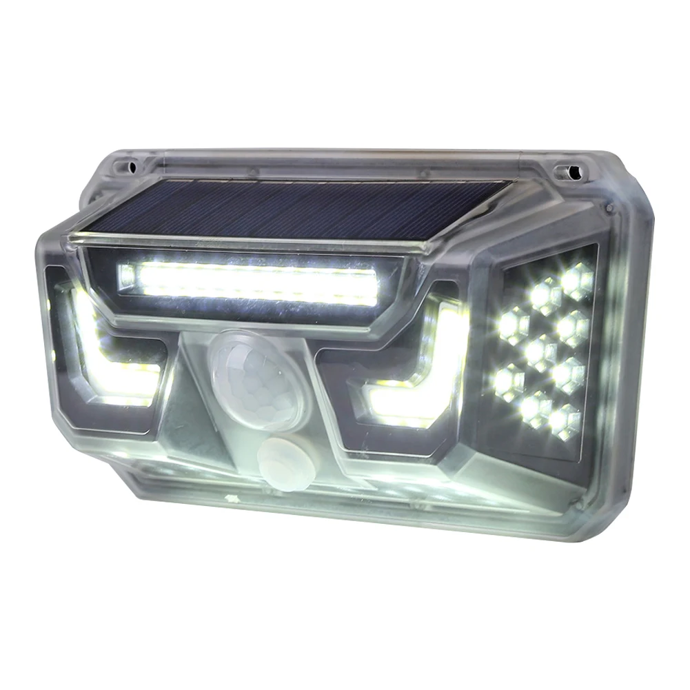 

Светодиодный светильник с монолитным блоком светодиодов, настенная лампа с датчиком движения, IP65, водонепроницаемая, без излучения, на солн...