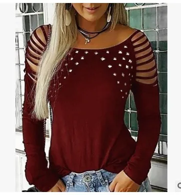color 10 CALOFE, женские топы с длинным рукавом, женские топы, новинка, весна-осень, блузка, рубашка, женская рубашка в Корейском стиле, хлопок, топы нового размера плюс - Цвет: color 10