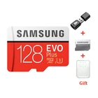 SAMSUNG карта памяти Micro SD, класс 10, 128 ГБ, 32 ГБ, 64 ГБ, 256 ГБ
