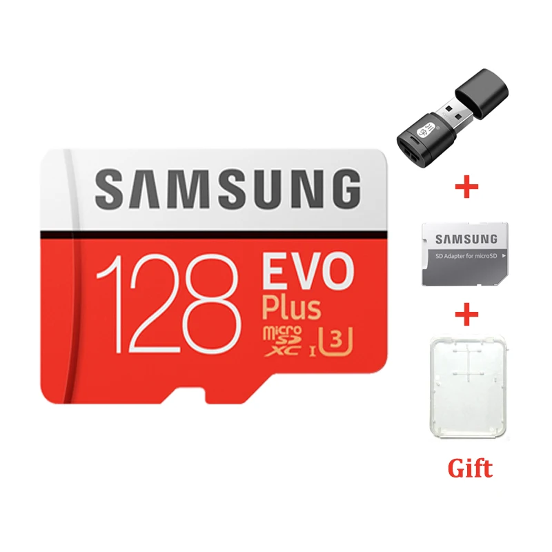 SAMSUNG карта памяти Micro SD, класс 10, 512/256/64/32 ГБ