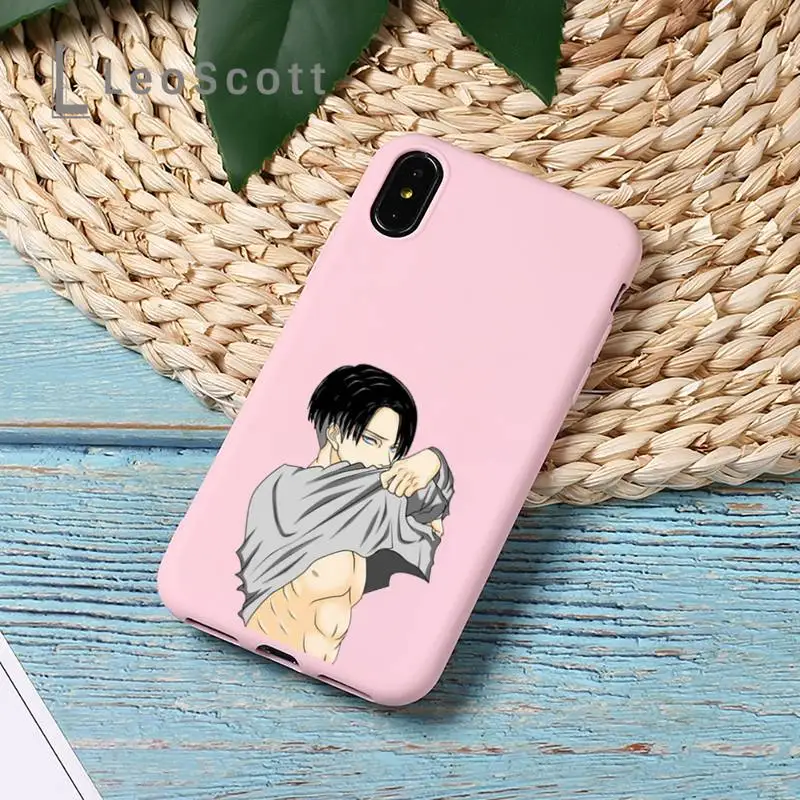 

Anime Attack on Titan Phone Case Candy Color for iPhone 11 12 mini pro XS MAX 8 7 6 6S Plus X 5S SE 2020 XR Design funda