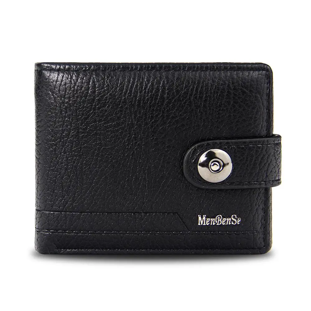 

Wallet for Men Brand Made of Natural Leather Portfel Meski Short Male Money Clip Small Carteira Masculina Couro Erkek