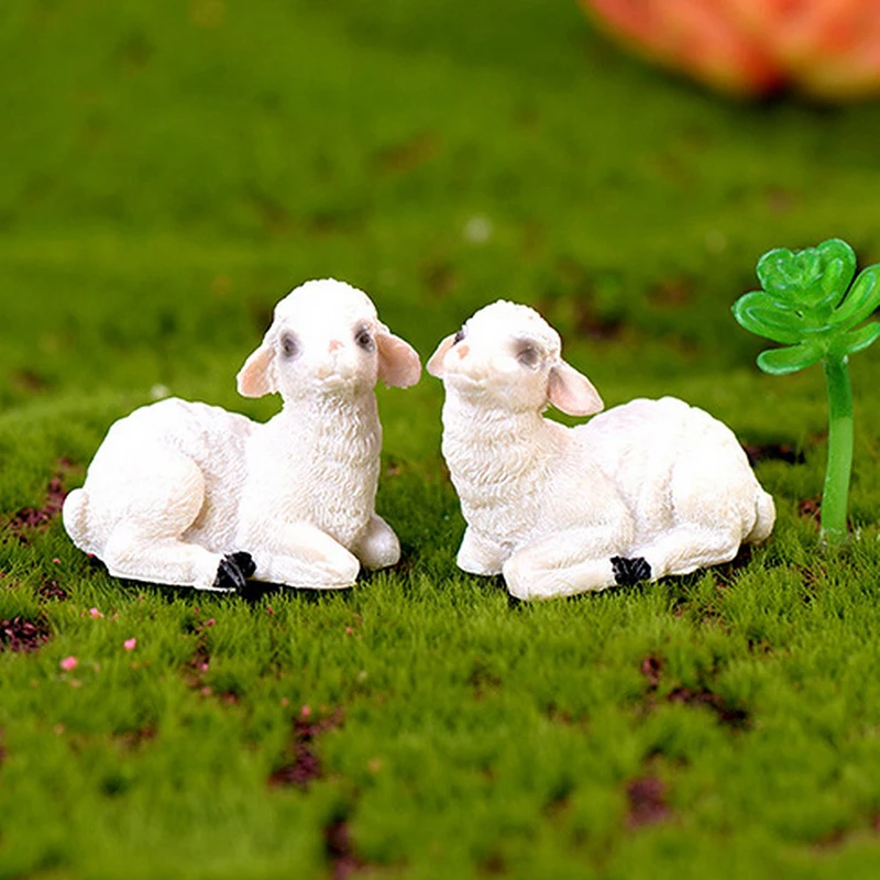 Миниатюрные грибы треушки утки искусственные горшки для растений сказочные