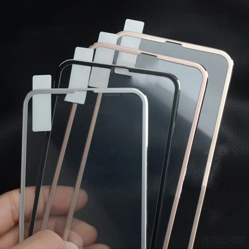 

10D Curved Edge Aluminum Alloy Tempered Glass for iPhone X XS MAX XR 11 12 Pro Max mini 6s 7 8 Plus Full Cover Screen Protector