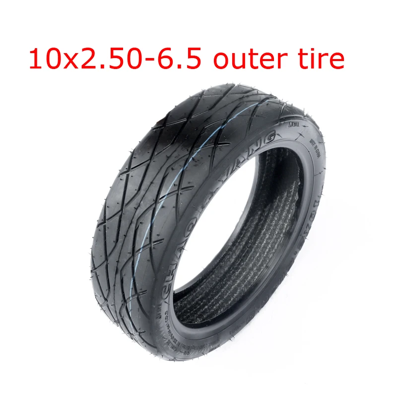 

Lightning delivery 10x2.50-6.5 vacuum wheel tire 10*2.50-6.5 tubeless tyre Thickening for electric scooter balance car