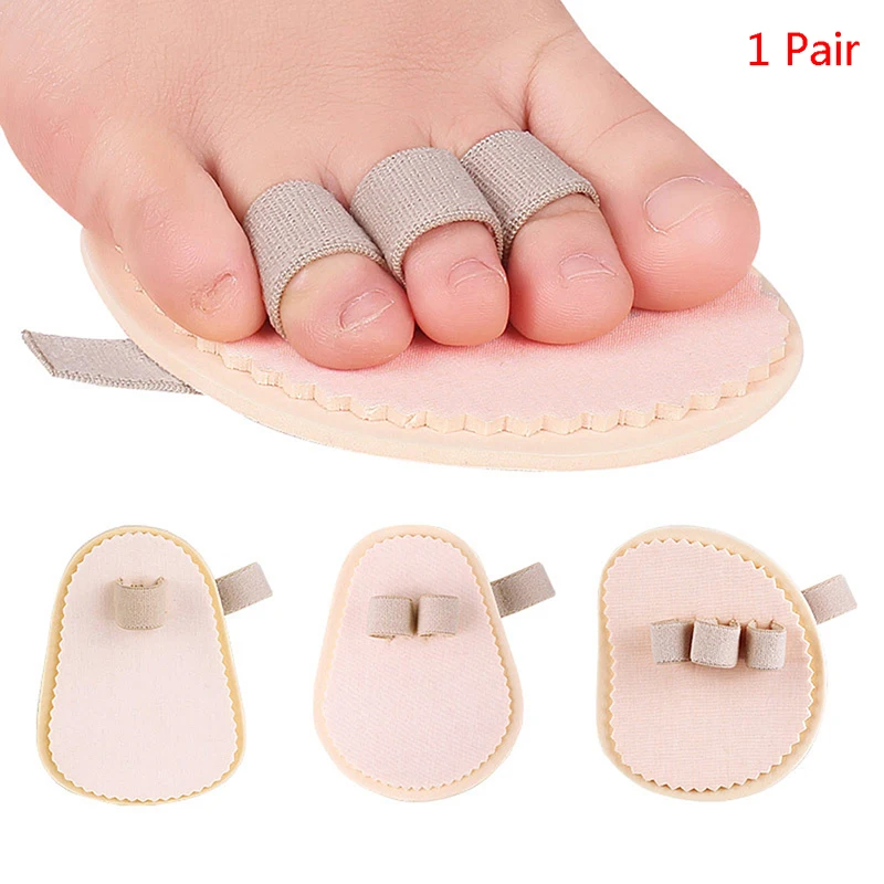 

Toe Separatator Forefoot Pad Hallux Valgus Correction Half Insoles Pain Relief Feet Pain Massaging Toe Pad