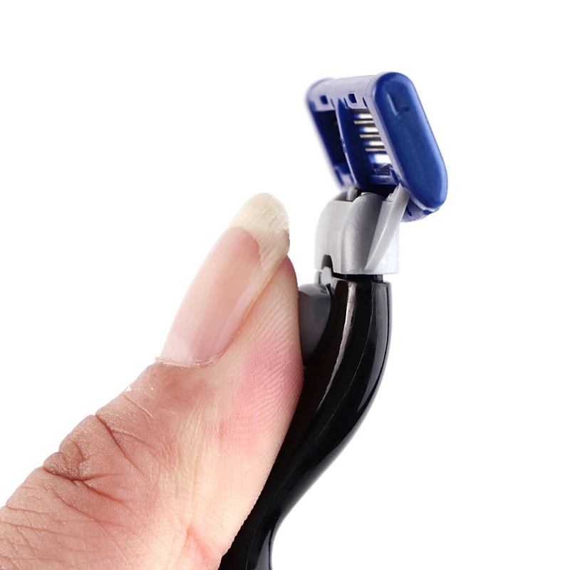 1 ручка + 2 лезвия набор лезвий для мужчин уход за лицом кассеты из нержавеющей