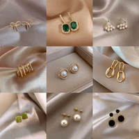 earrings fashion jewelry 2021 stainless steel earrings ladies korean fashion retro temperament long tassel earrings wholesale