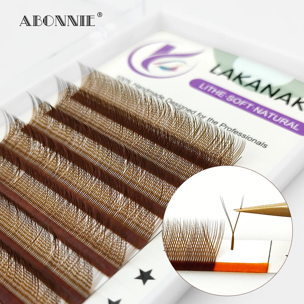 

Abonnie High Quality YY Matte Lashes Wholesale Price Individual Eyelash Extensions Faux Mink Y Volume Trays Free Shipping