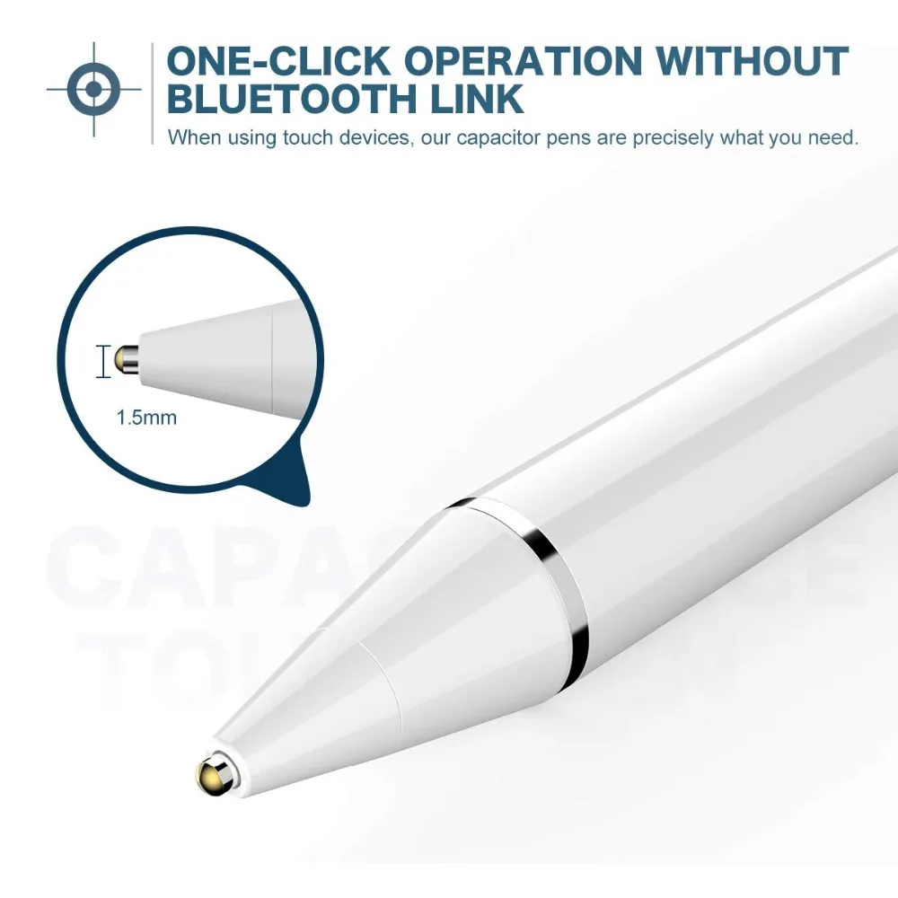 Для apple Pencil емкостный карандаш стилус для сенсорного экрана краска микро USB