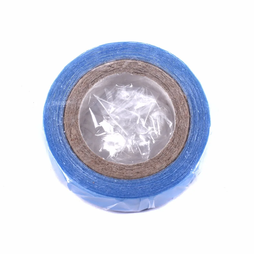 

1 Roll Blue 1CM*3 Yards Super Hair Blue Tape Double-Sided Adhesive Tape for Hair Extension/Lace Wig/Toupee