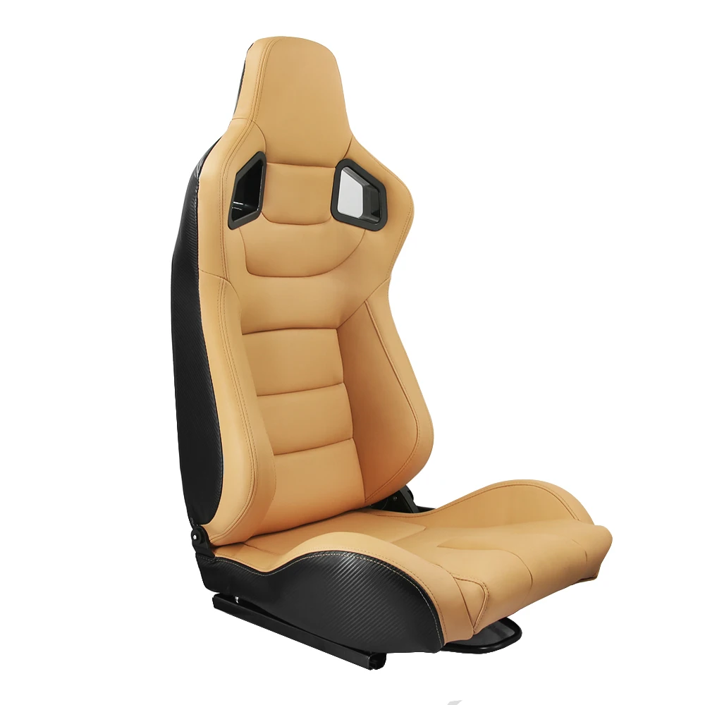 1 шт. спортивные сиденья Спортивные Коричневый Кожаный Автомобильный Брелок с