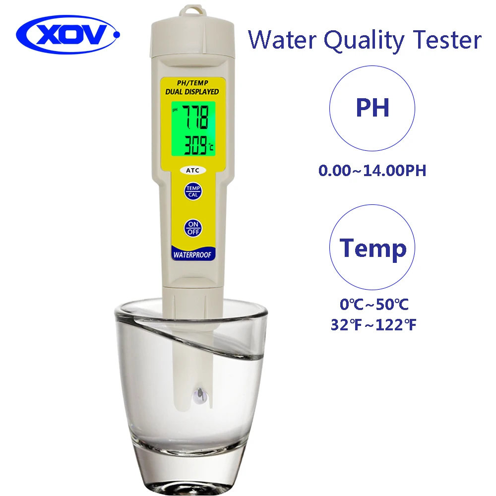 PH 618 кислотности крови полоски для определения уровня Температура метр термометр