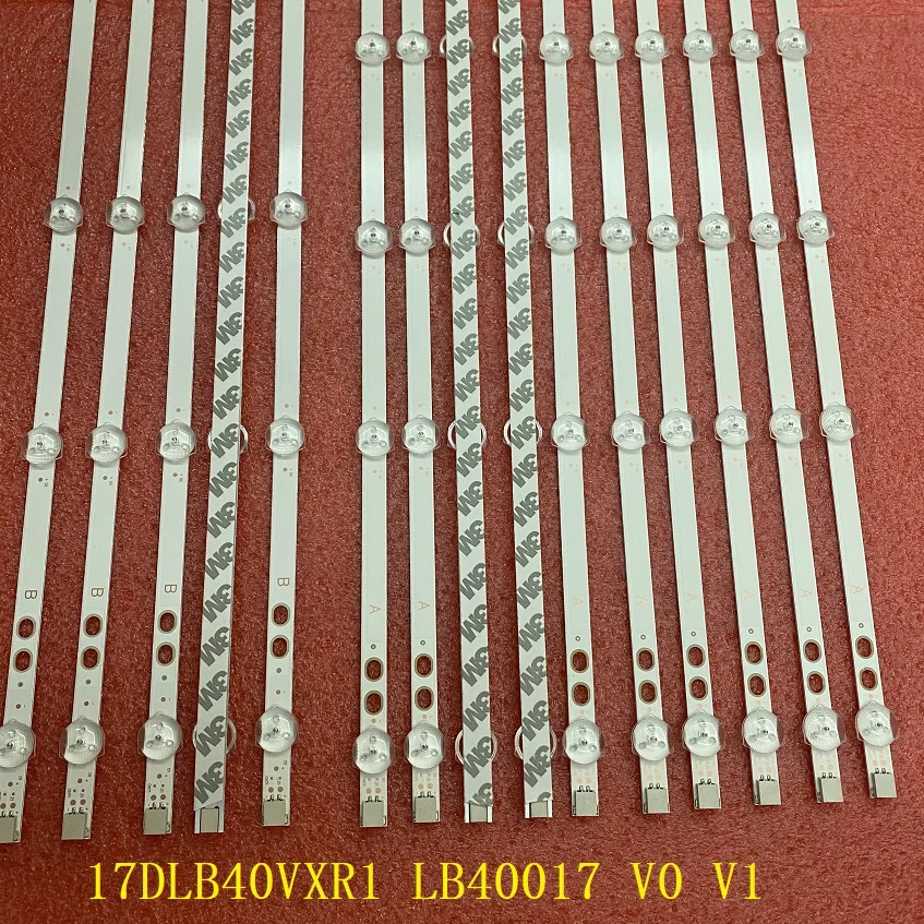 5set=15 PCS LED backlight strip for LED40287FHDCNTD 40A07USB TX-40C200E 40L3653DB 40L1653DB Vestel 40 inch LB40017 17DLB40VXR1