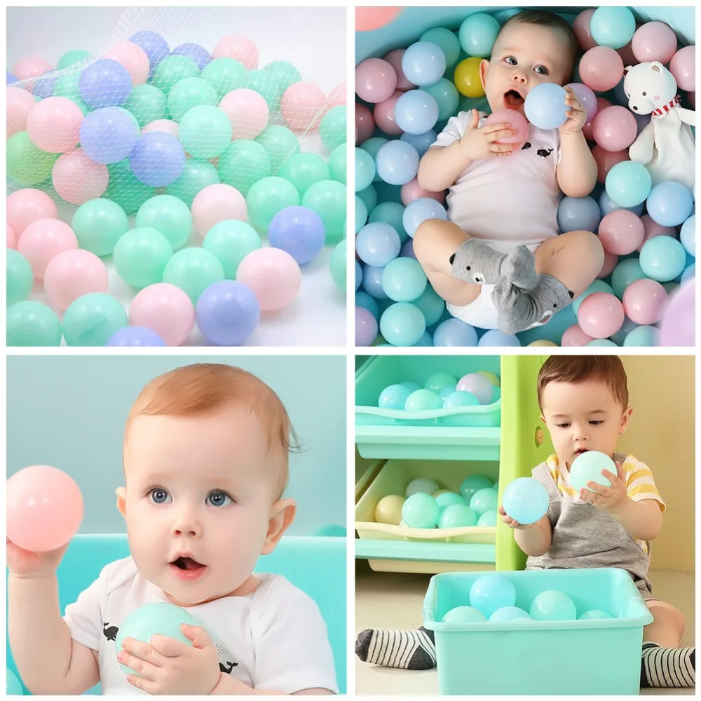 

25/50/100pcs Eco-Friendly Colorful Plastic Ball Toys Ocean Balls for The Pool Baby Swim Pit Toy Stress Air Ball Outdoor Sports