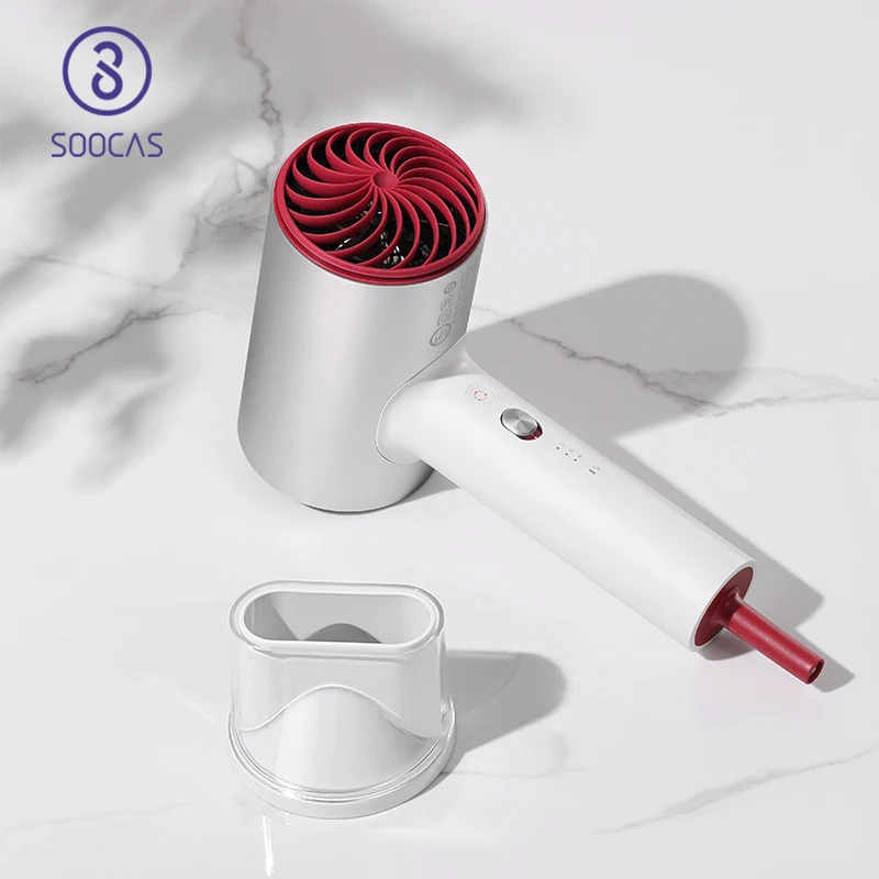 SOOCAS H5 отрицательный ионный фен для волос 1800 Вт Профессиональный из алюминиевого