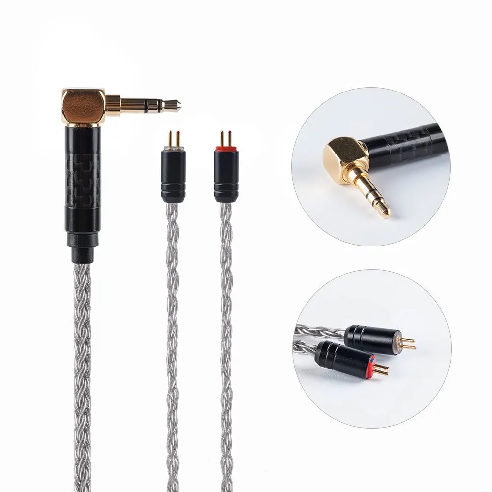 Горячее предложение! Распродажа! HiFiHear 16 Core посеребренный серебряный кабель MMCX/2Pin разъем 4,4/3,5/2,5 мм для V90 ZS10 PRO CCA C16 C12 QT5