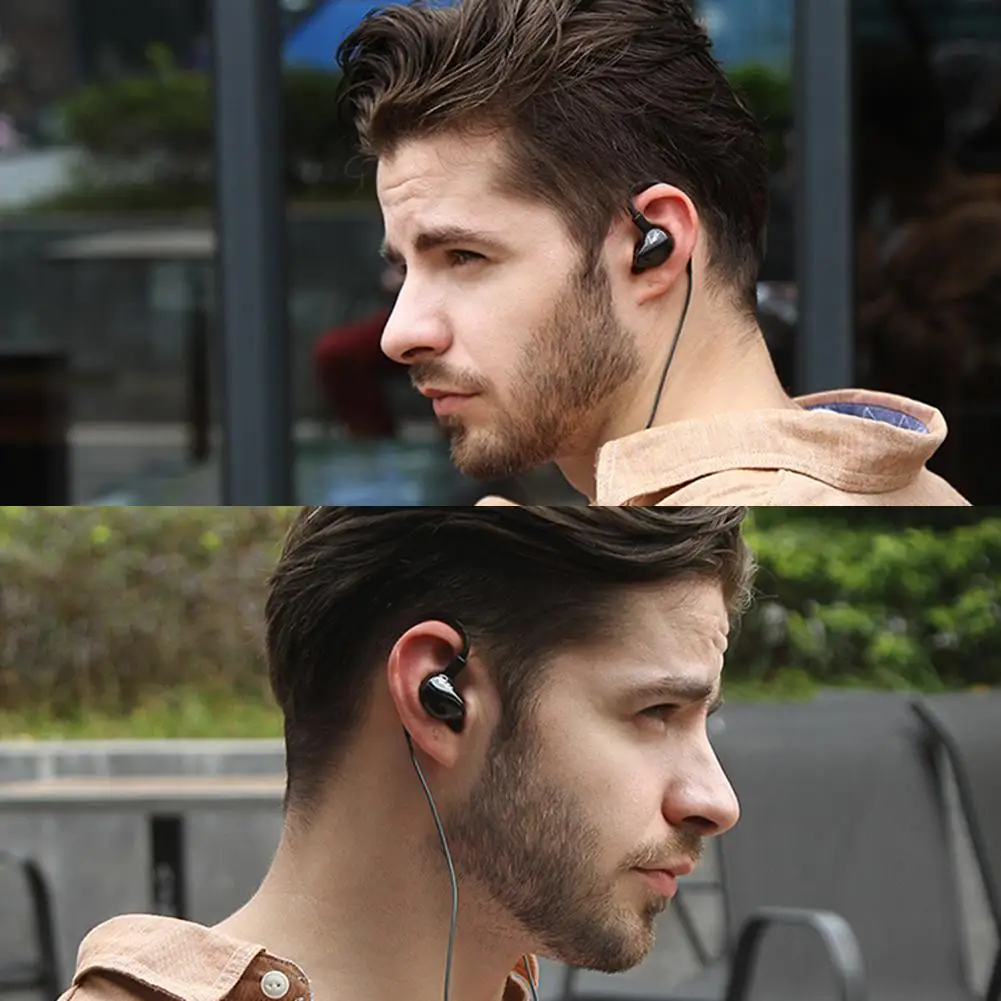 KZ ZS3 съемный кабель в ухо наушники шумоизоляция HiFi супер бас Музыка спортивные