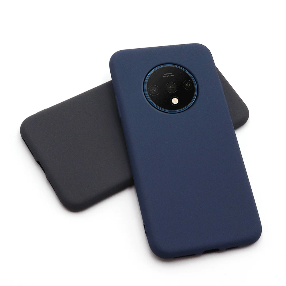 ТПУ матовый чехол для телефона oneplus 7T 7 Pro 6T 6 5T 5 Встроенный защитная накладка