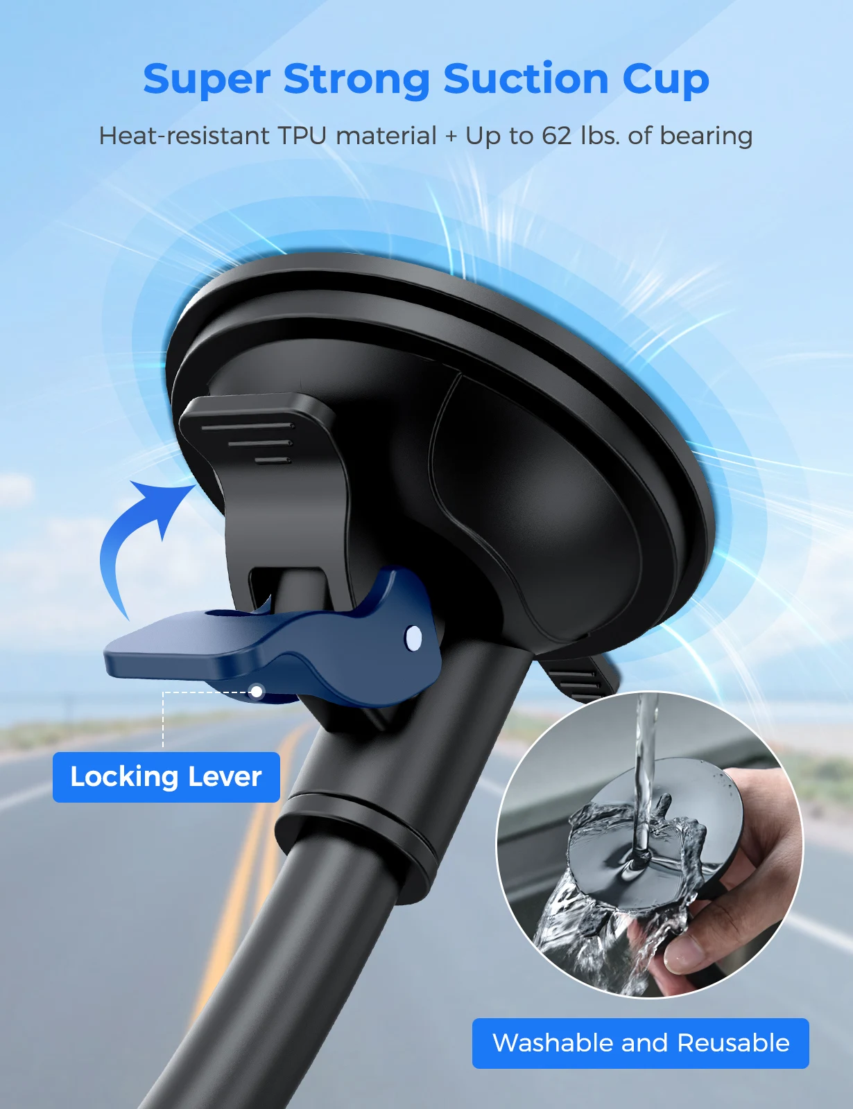 MPOW CA159 усовершенствованный длинный держатель для телефона с гусиной шеей