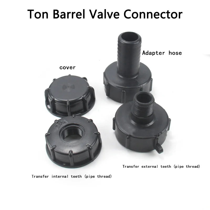 Трубный фитинг соединительный с клапаном Ton Barrel, адаптер для проволоки толщиной 2 ", диаметр резьбы 60 мм, 1 шт.