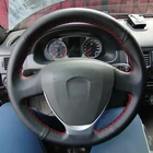 Чехол на руль для Lada Granta 2018-2019 Priora 2 2013-2018 Kalina 2, Кожаная оплетка для руля, сделай сам, оригинал