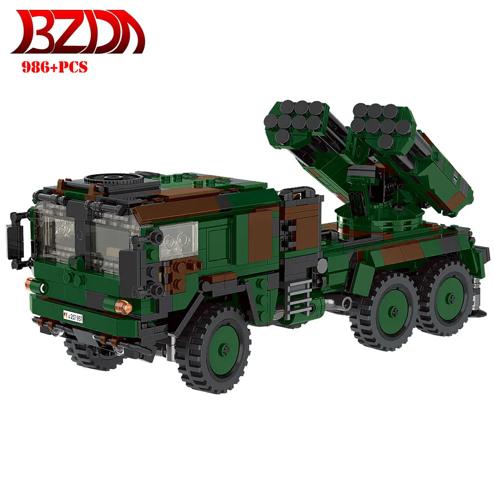 

Xingbao WW2 Military Germany ManTank Jeep Car Model Building Blocks Crane Set Armored Truck DIY Kids Toys Boy Birthday Present
