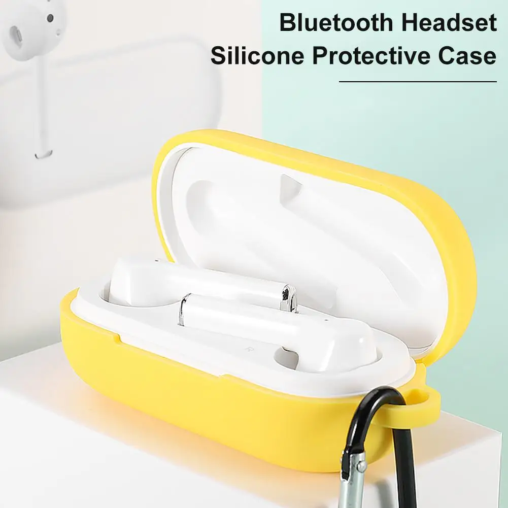 Мягкий силиконовый защитный чехол для Huawei Freebuds 3i противоударный наушников с