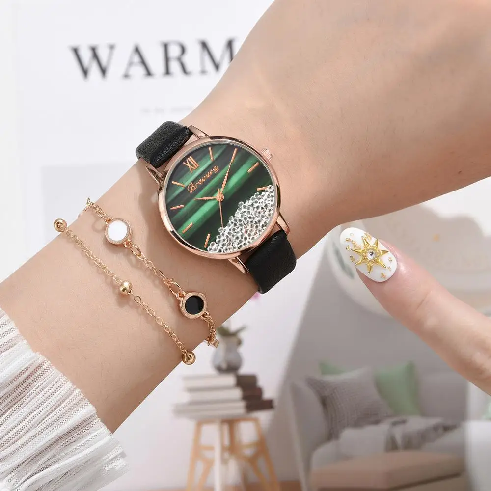 

2020 New Bracelet Gradient Color Women Watch Fashion Elegant Ladies Wristwatch Luxury Quartz Watches Relogio Femino Reloj Mujer