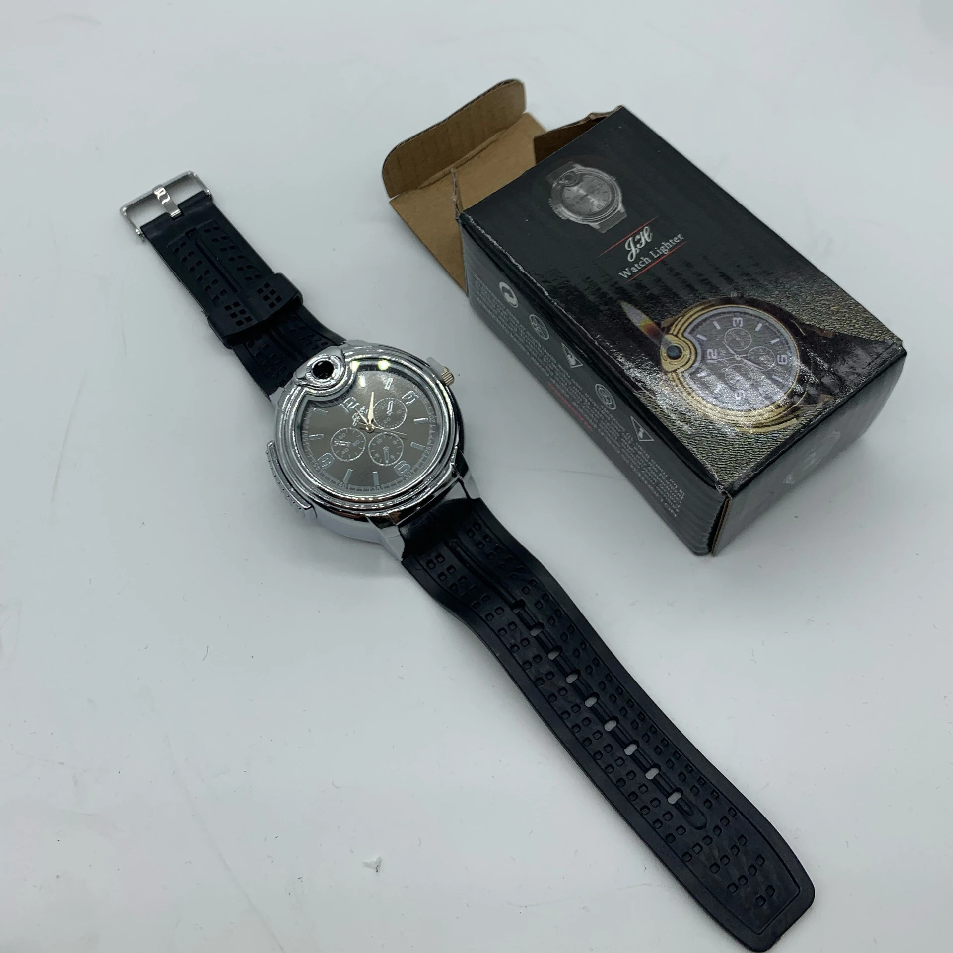 Надувная Бутановая Зажигалка для часов 1 шт. металлическая зажигалка сигарет без