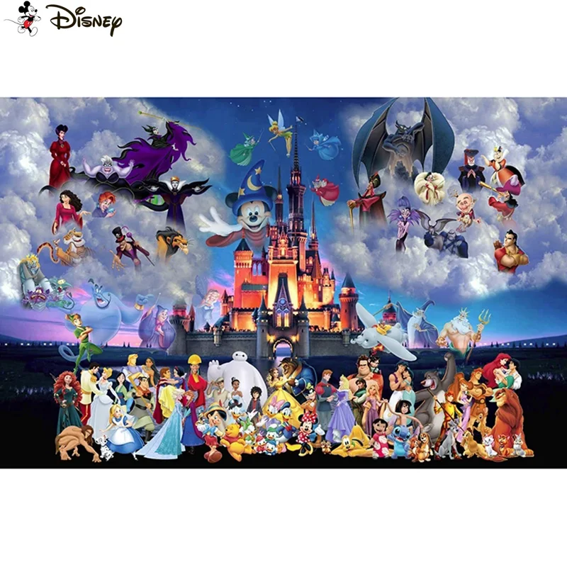 

Алмазная живопись «сделай сам» Disney 5D, вышивка крестиком «мультяшный Микки Маус», домашний декор, инкрустация стразами, вышивка A30277
